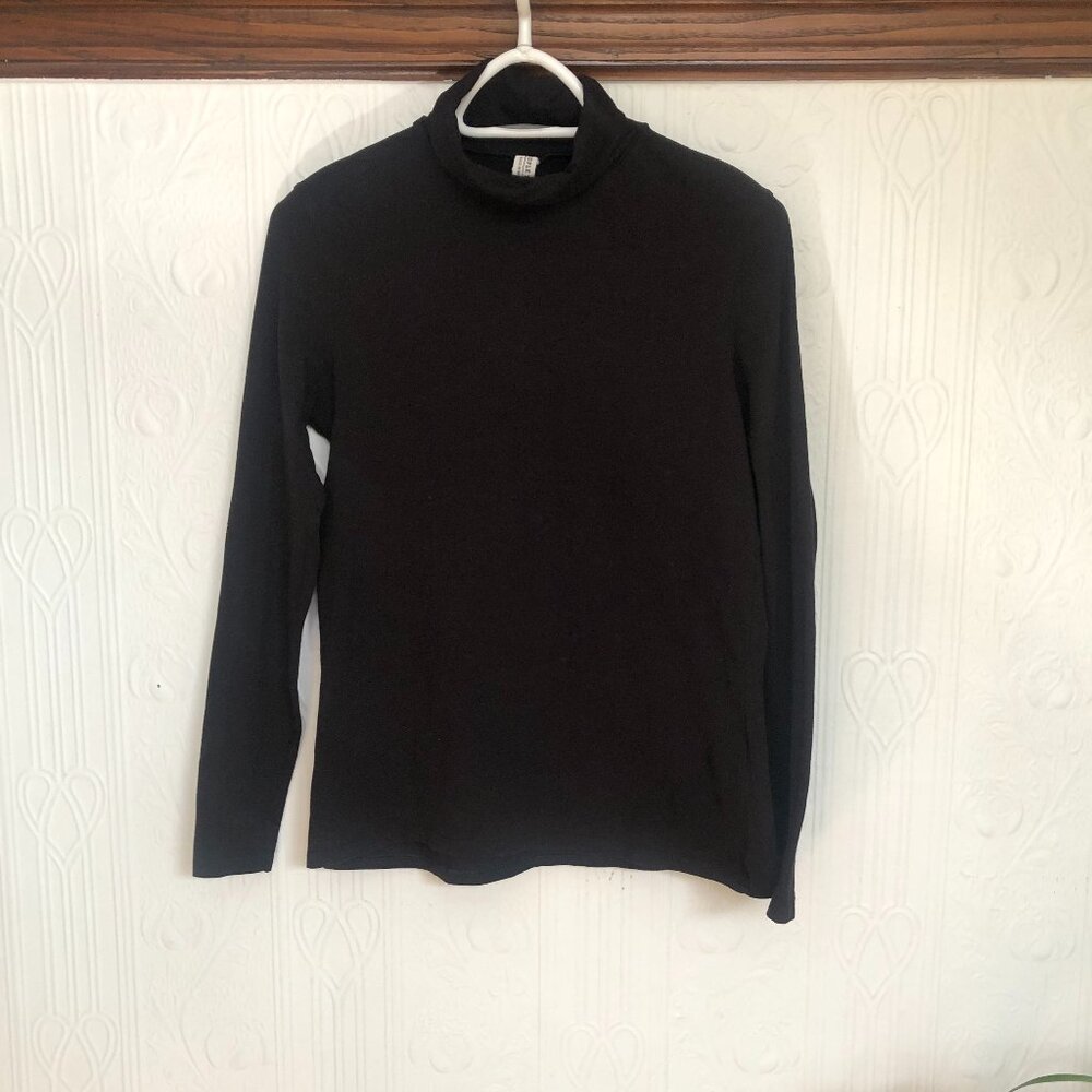 People tree black turtleneck top